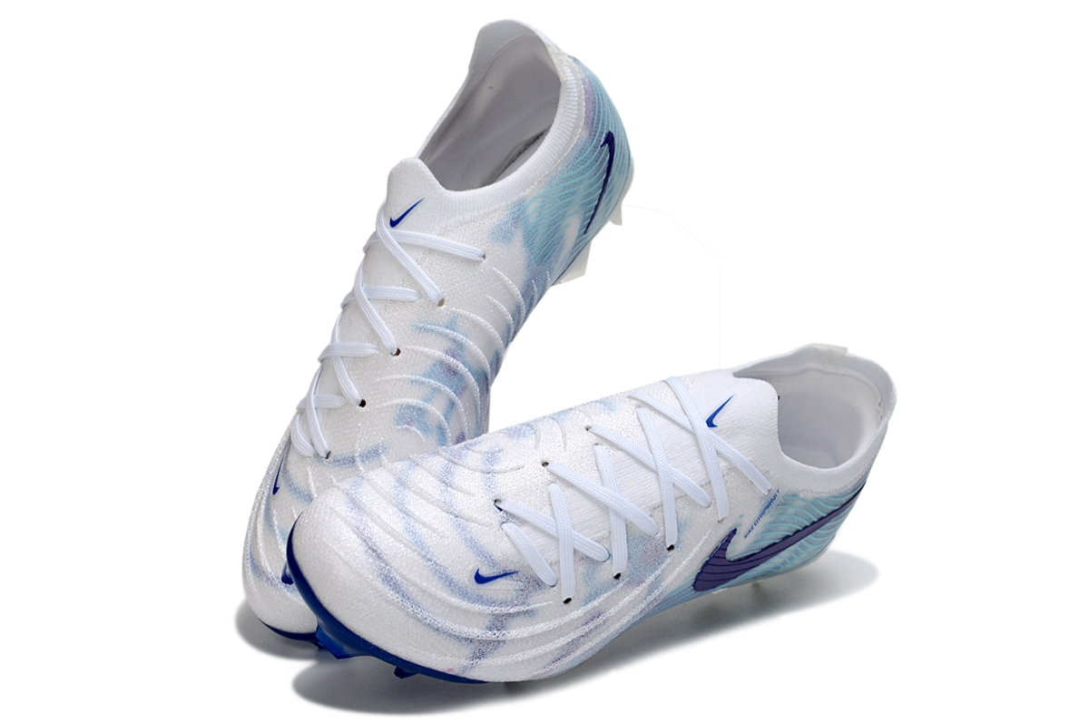 Chuteira Nike Phantom GX2 Elite Campo FG - Branco/Azul