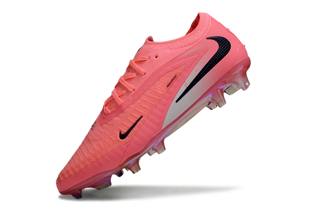 Chuteira Campo NIKE Phantom 6 Elite FG - Rosa/Preto
