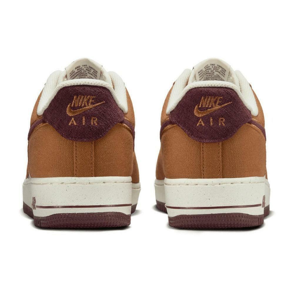 Nike Air Force 1 Low British Tan Burgundy Brush