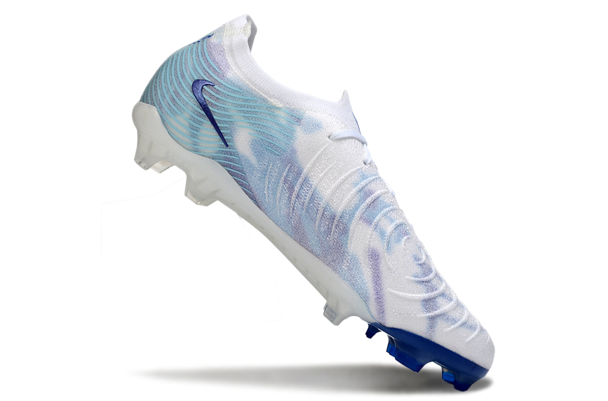 Chuteira Nike Phantom GX2 Elite Campo FG - Branco/Azul