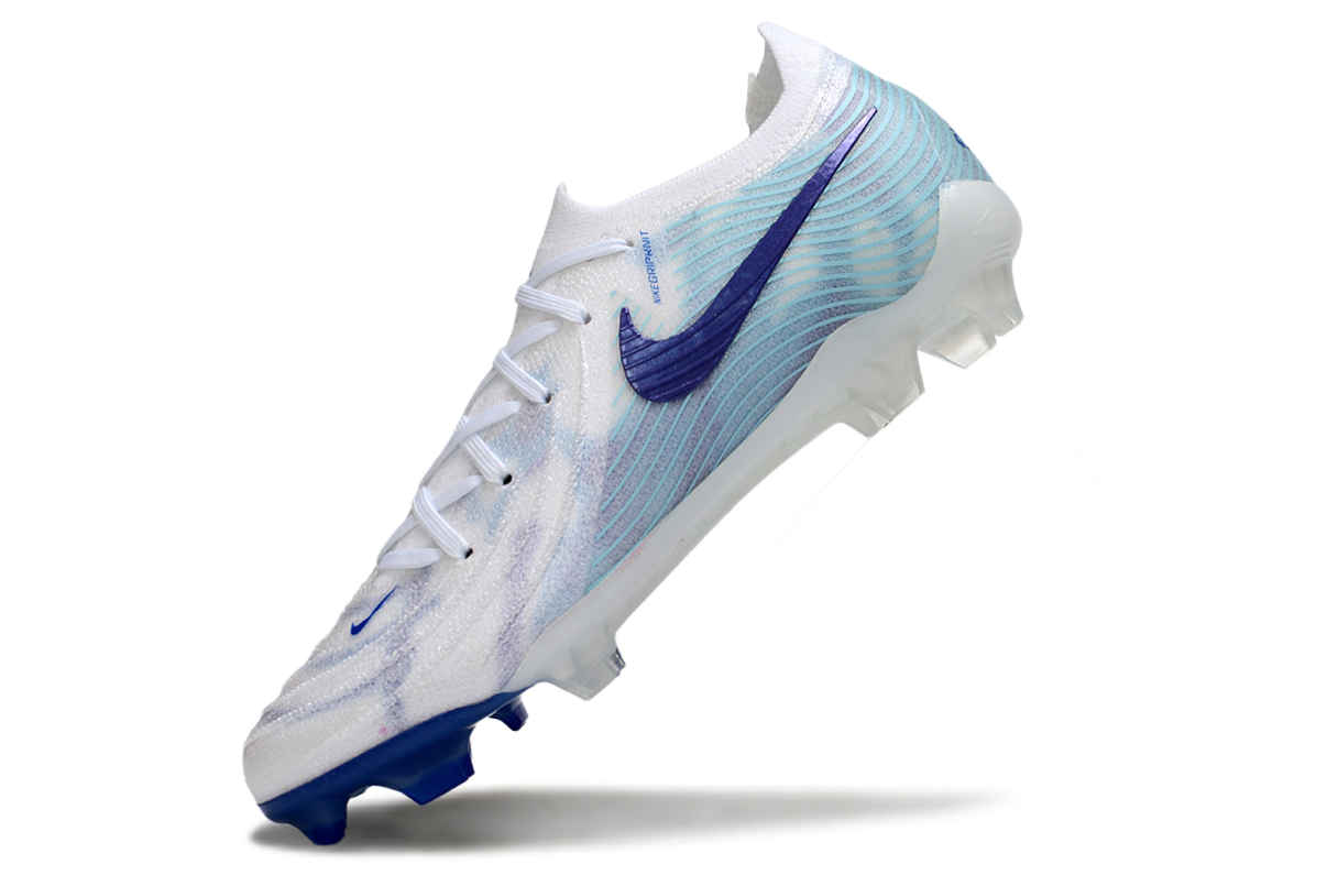 Chuteira Nike Phantom GX2 Elite Campo FG - Branco/Azul