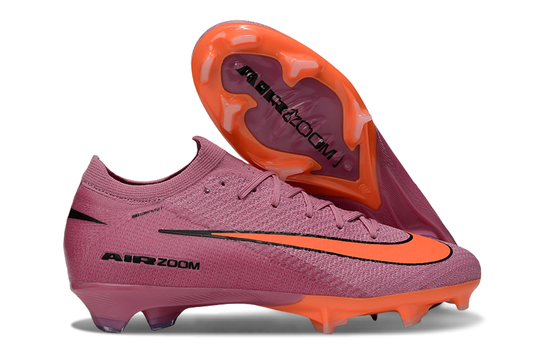 Chuteira Campo Nike air zoom mercurial vapor elite rosa e laranja