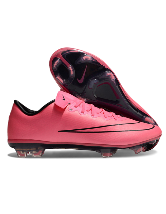 Chuteira Nike Mercurial Vapor 10 FG Campo - Rosa/Preto