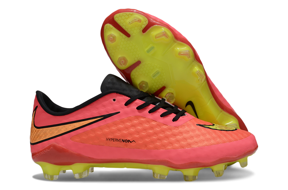 Chuteira Nike Hypervenom Phantom FG - Campo Laranja/Amarelo