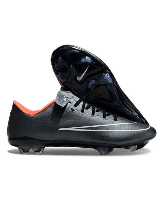Chuteira Campo Nike Retrô Mercurial Vapor 10 FG Preta