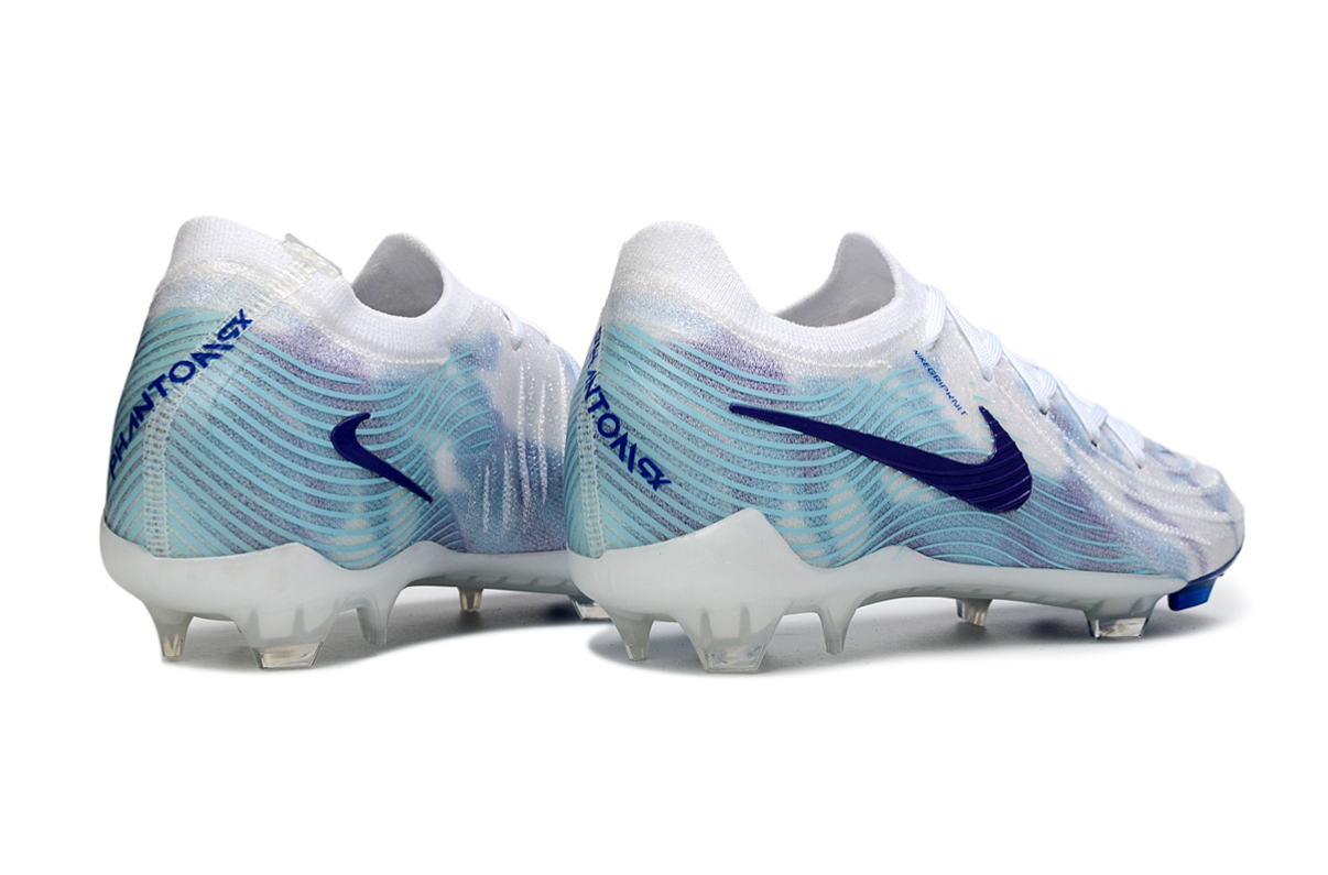 Chuteira Nike Phantom GX2 Elite Campo FG - Branco/Azul