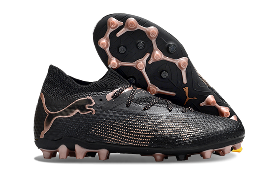 Chuteira Puma Future 7 Match MG - Preto/Rose Society