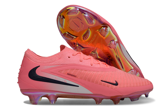 Chuteira Campo NIKE Phantom 6 Elite FG - Rosa/Preto