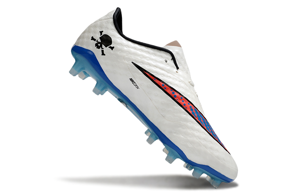 Chuteira Nike Hypervenom Elite FG Campo - Branca e Azul