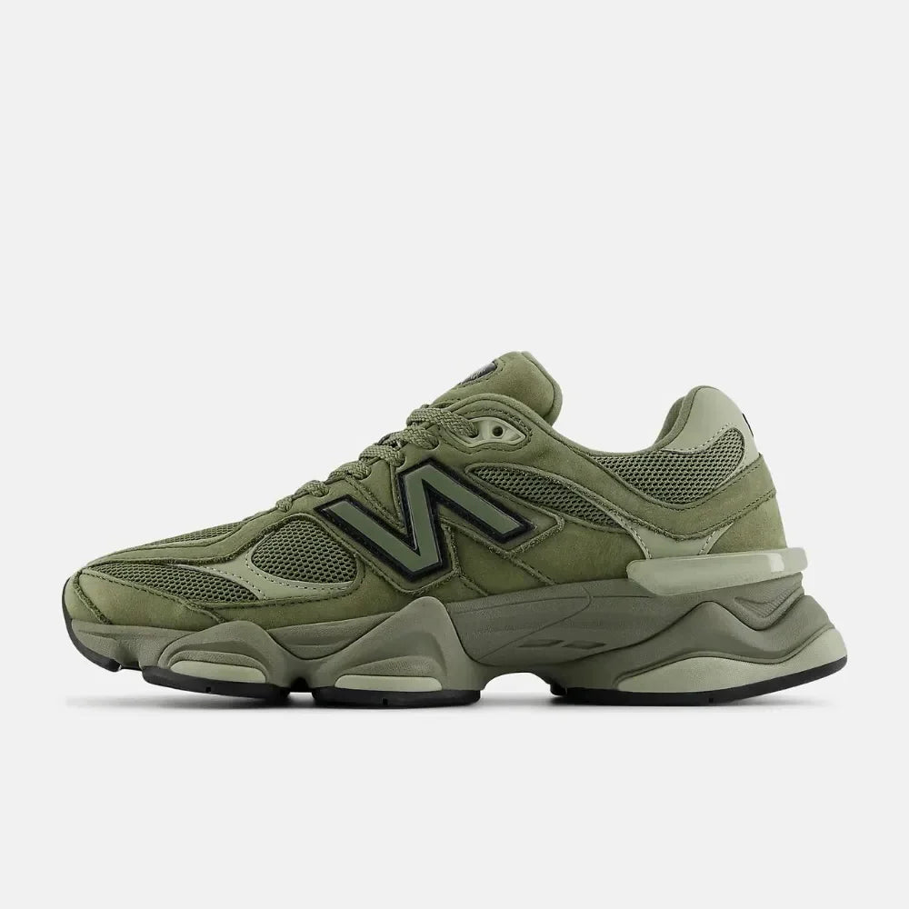New Balance 9060 Dark Olivine Black