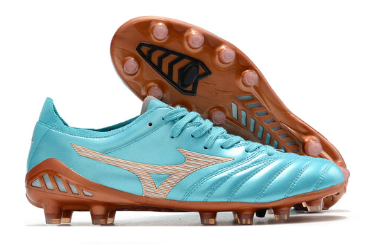 Chuteira Campo Mizuno Morelia Neo Pro FG A Azul