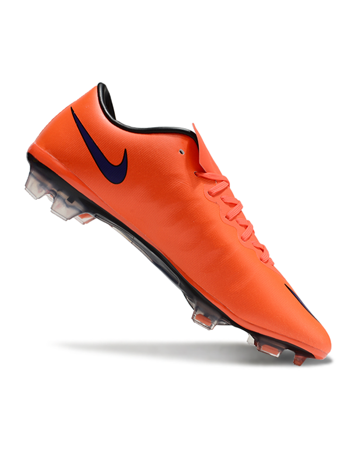 Chuteira Campo Nike Retrô Mercurial Vapor 10 FG Laranja e Azul