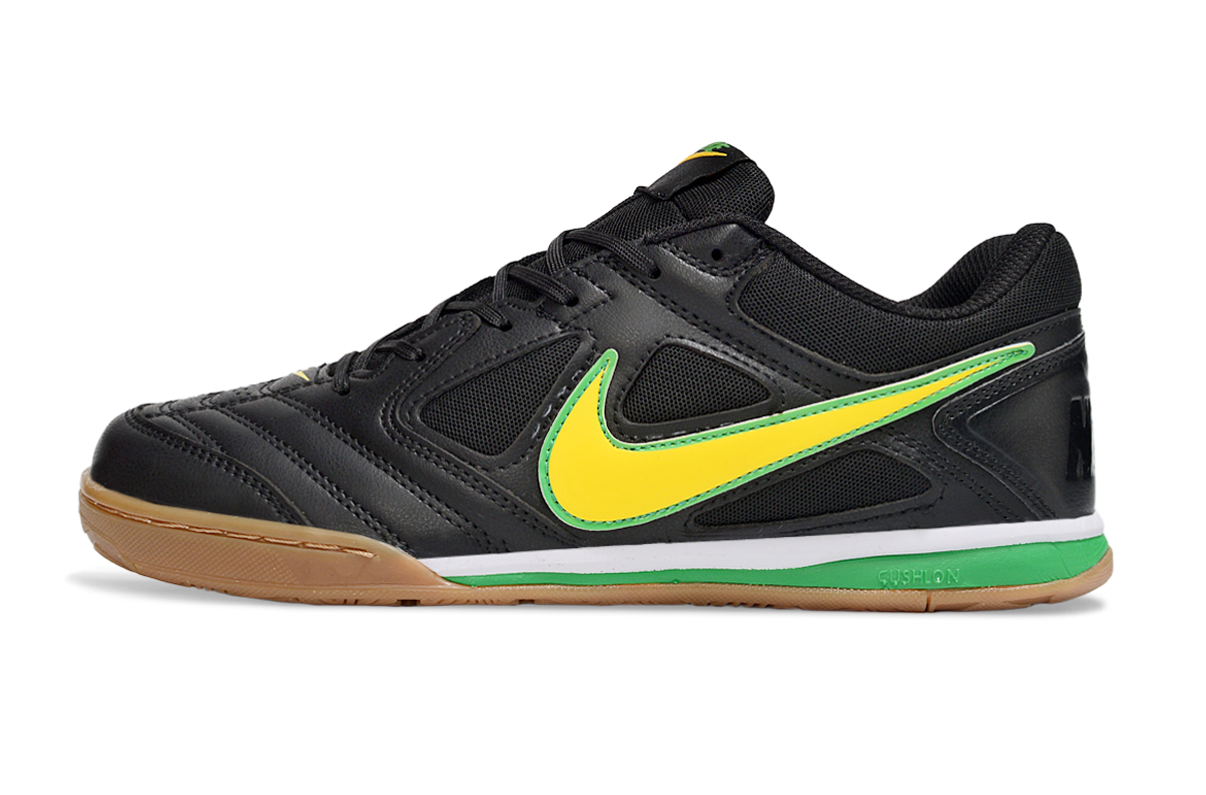 Futsal Nike Gato preta e amarela