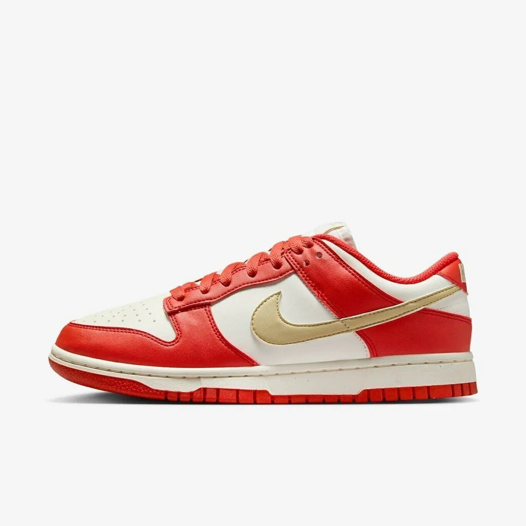 Nike Dunk Low Light Crimson & Team Gold